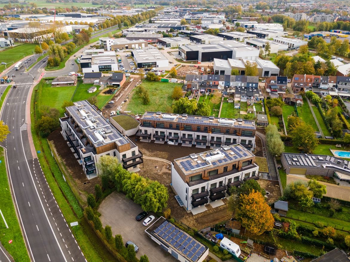 Luchtbeeld van het project O3SHIFT Lier